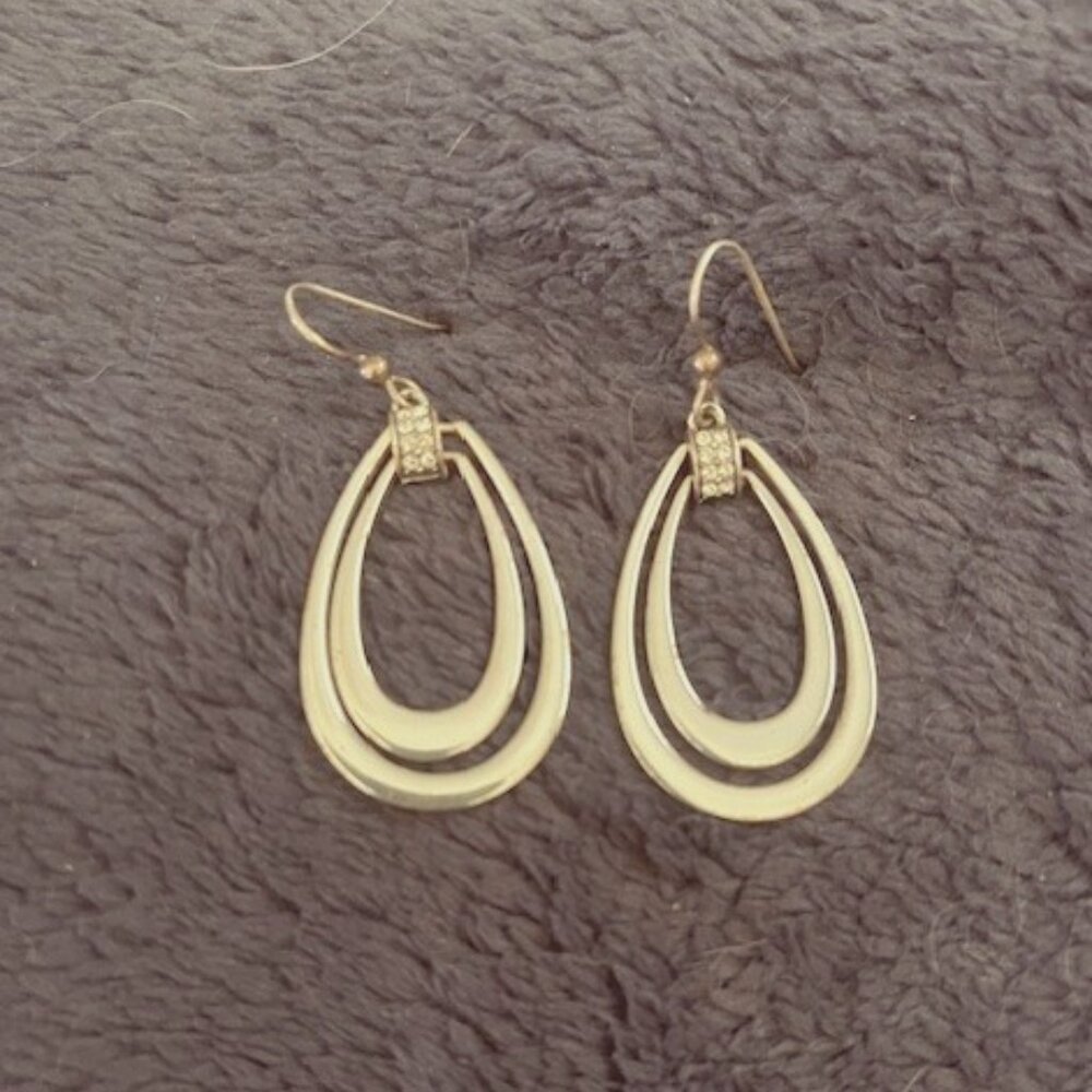 BRIGHTON - Meridian Oval Swing Crystal Necklace & Earrings - Picture 2 of 3